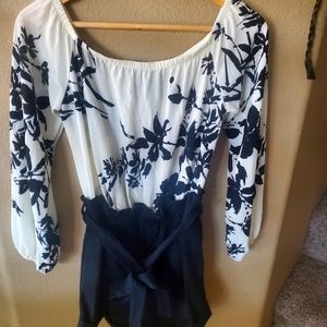 Off the shoulder romper